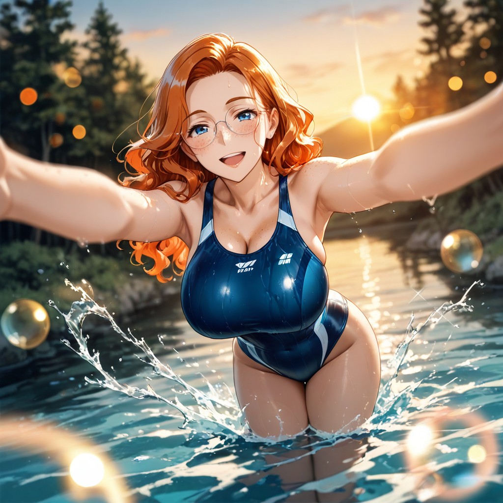 Face Tilted Up, Cinematic Lighting, Bokeh Hentai AI Porn