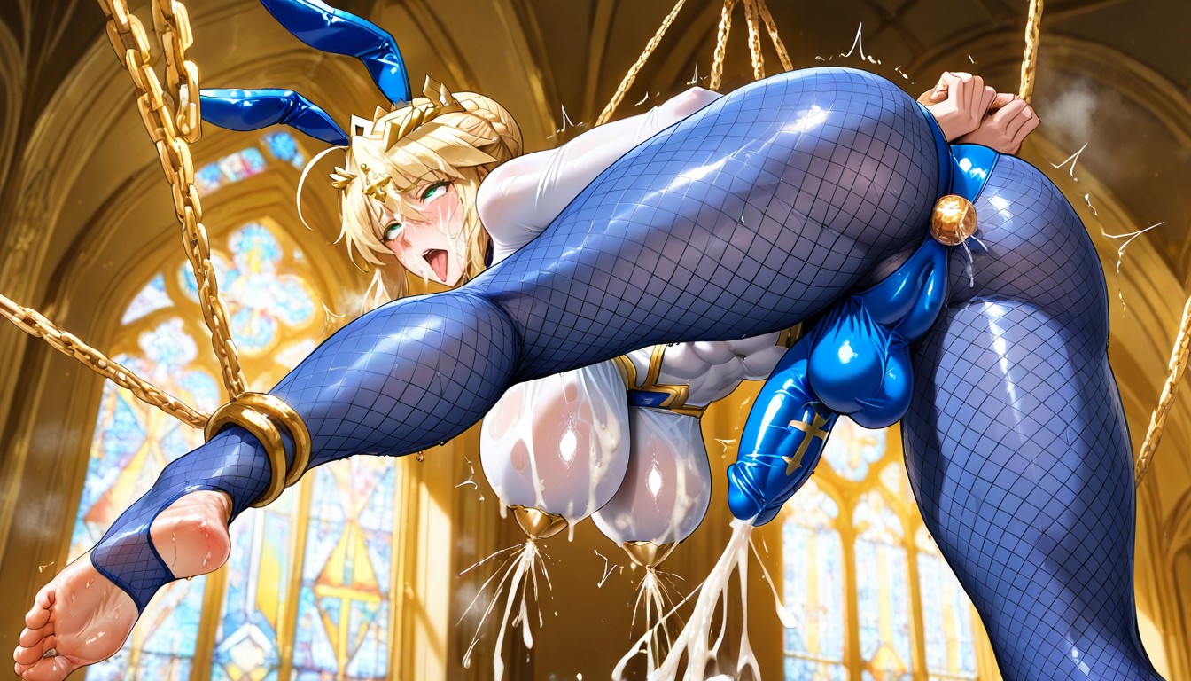 Soft, Showing Feet, Lactating Hentai IA
