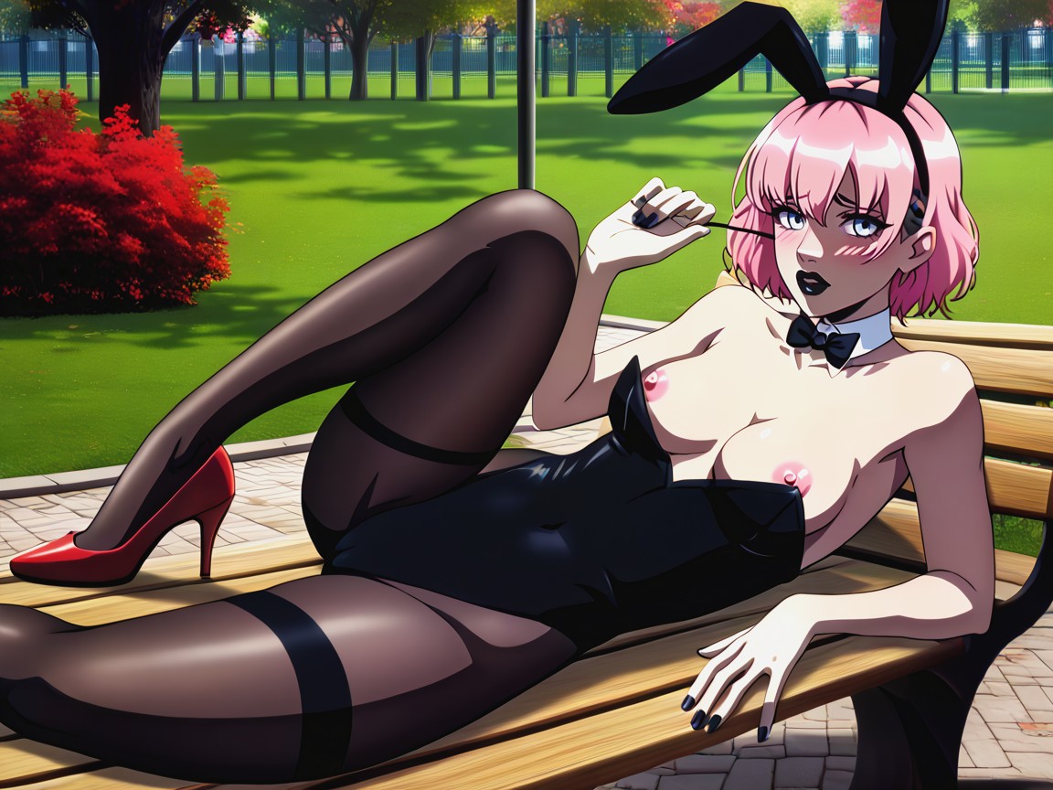 No Gloves, Lying On Side, Small Ass Hentai AI Porn