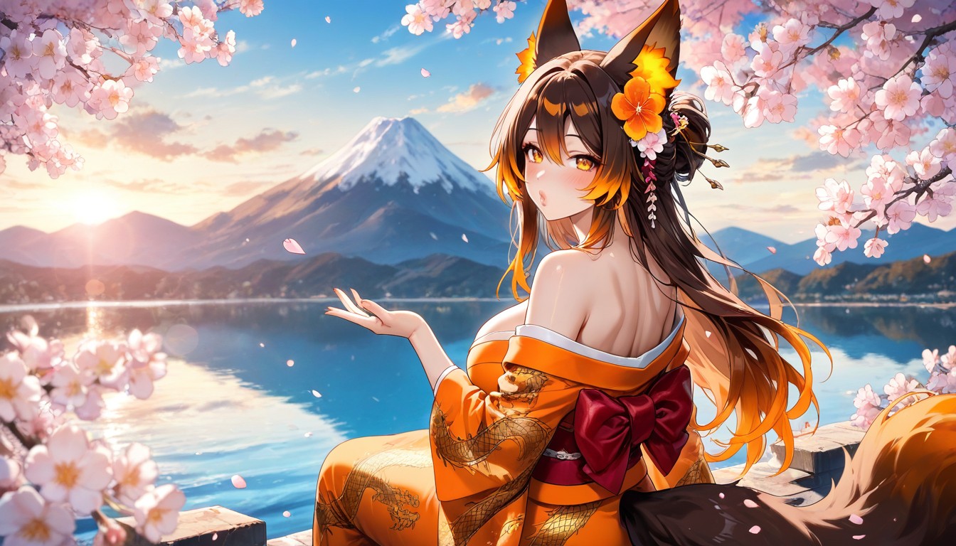 Sitting, Cinematic Composition Outdoors, Blue Sky Hentai AI Porn