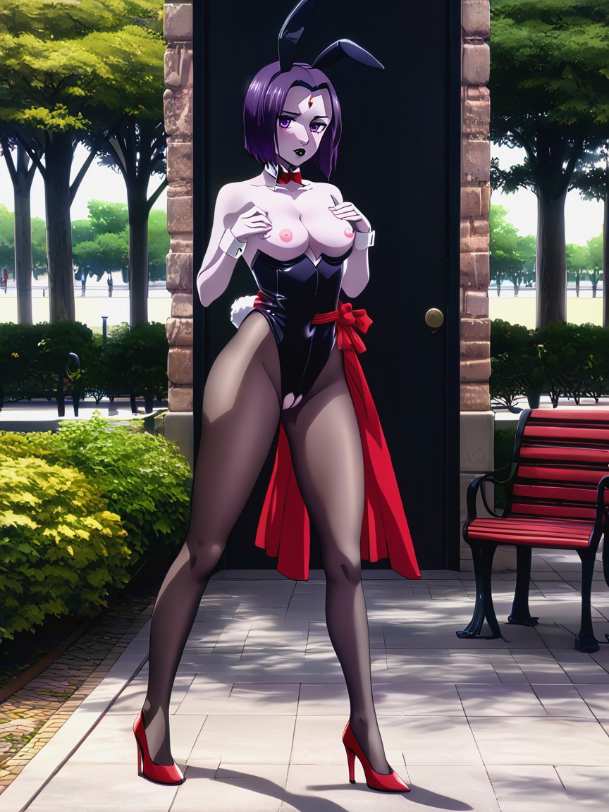 High Resolution, Solo, Perky Breasts Hentai AI Porn