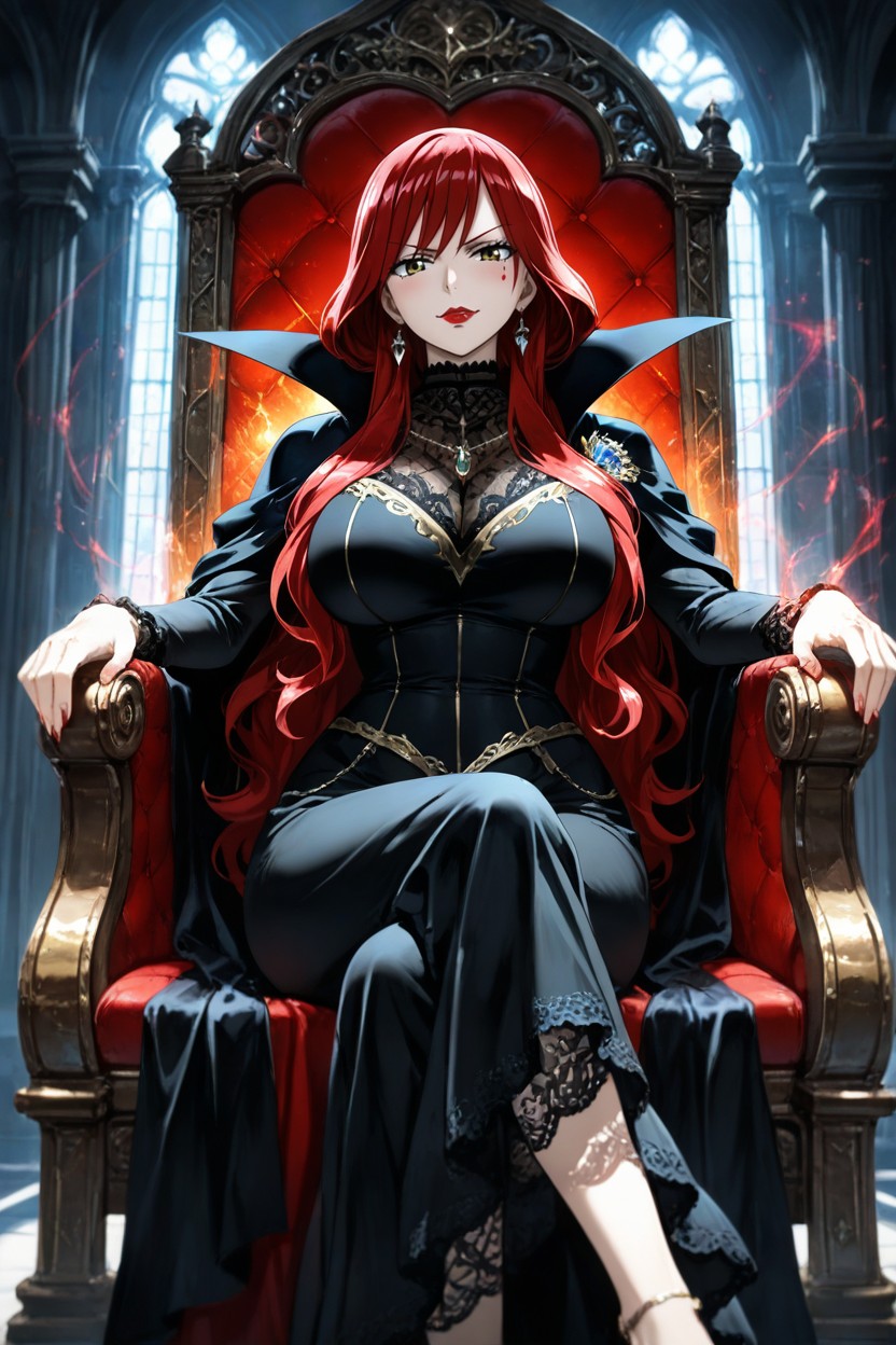 Dramatic Shadows, Anime Style, Dragon Motifs Porno IA Hentai