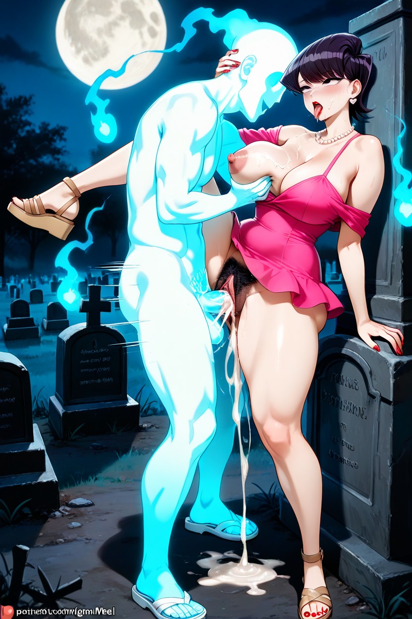 Perfect Face, Pale Glowing Ghost Man, Saliva Porno IA Hentai