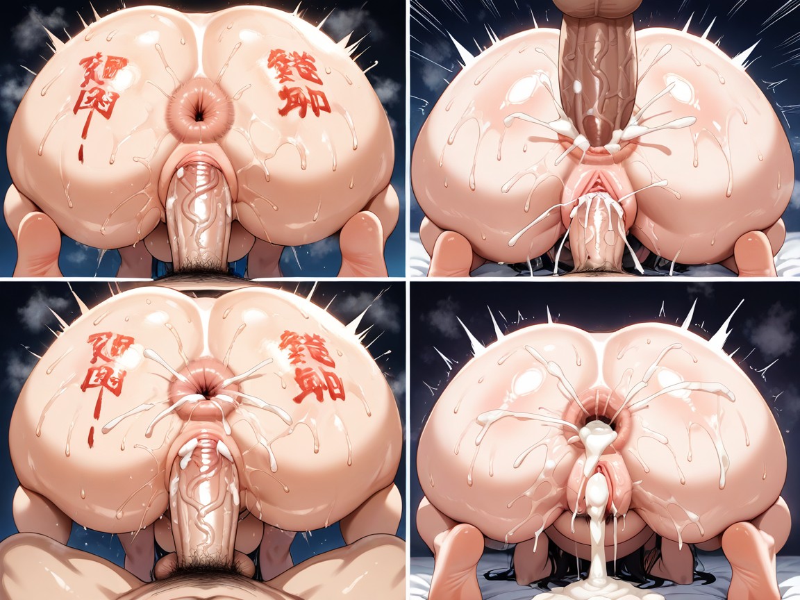 Massive Anus, Spread Anus, Long Shot Hentai IA pornografia