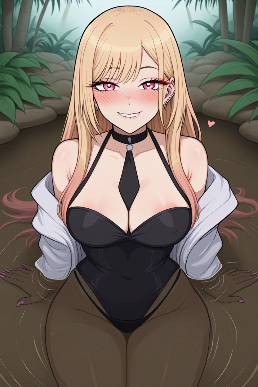 But Aroused, Bare Shoulder, かわいい ヘンタイAIポルノ