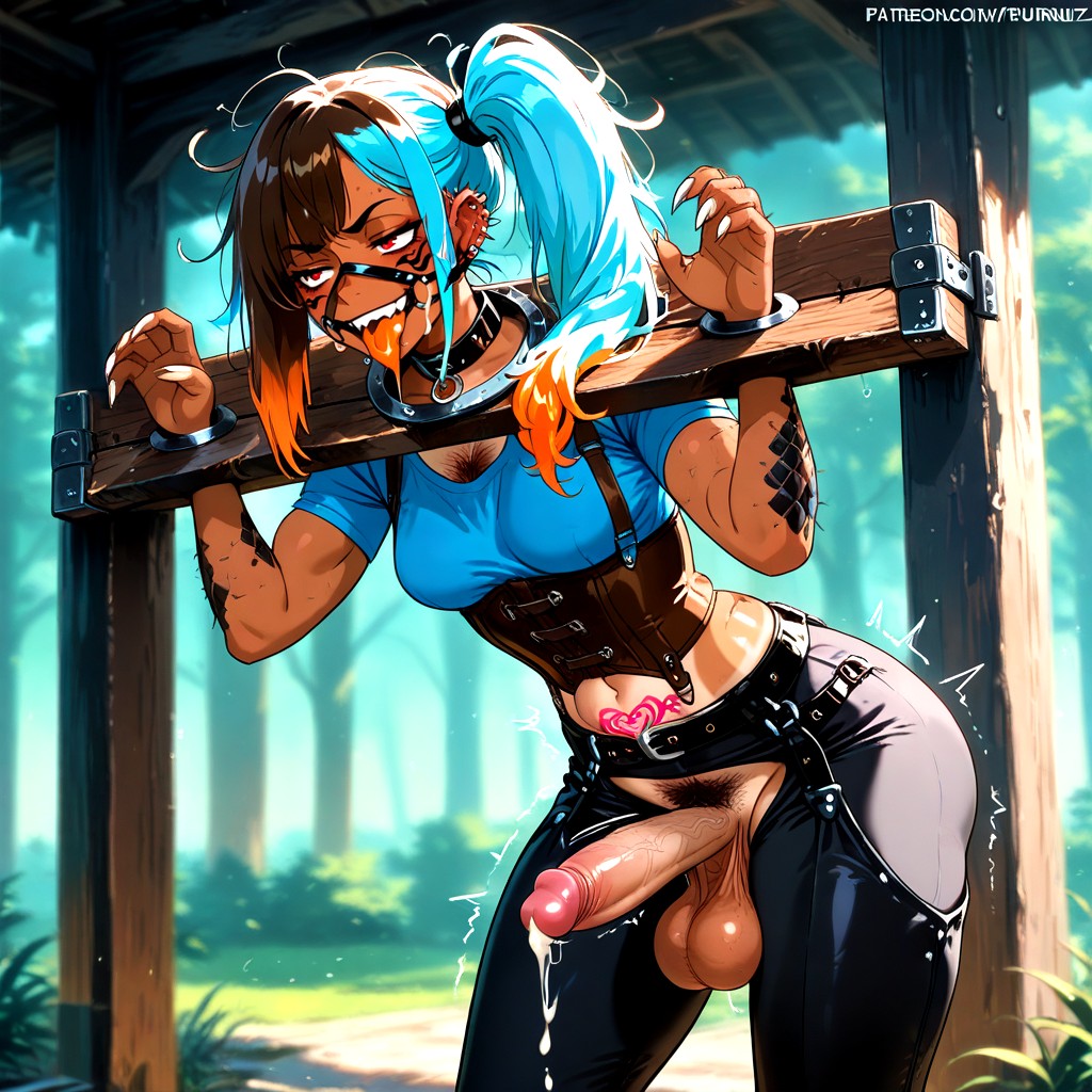 Belts, Eye Shadow, Skirts Hentai AI Porn
