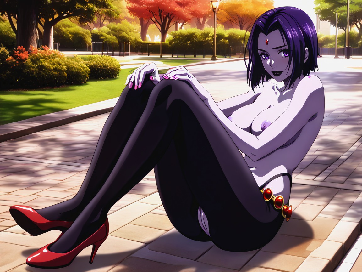 Féminin, Red Heels, Fingers Porno IA Hentai