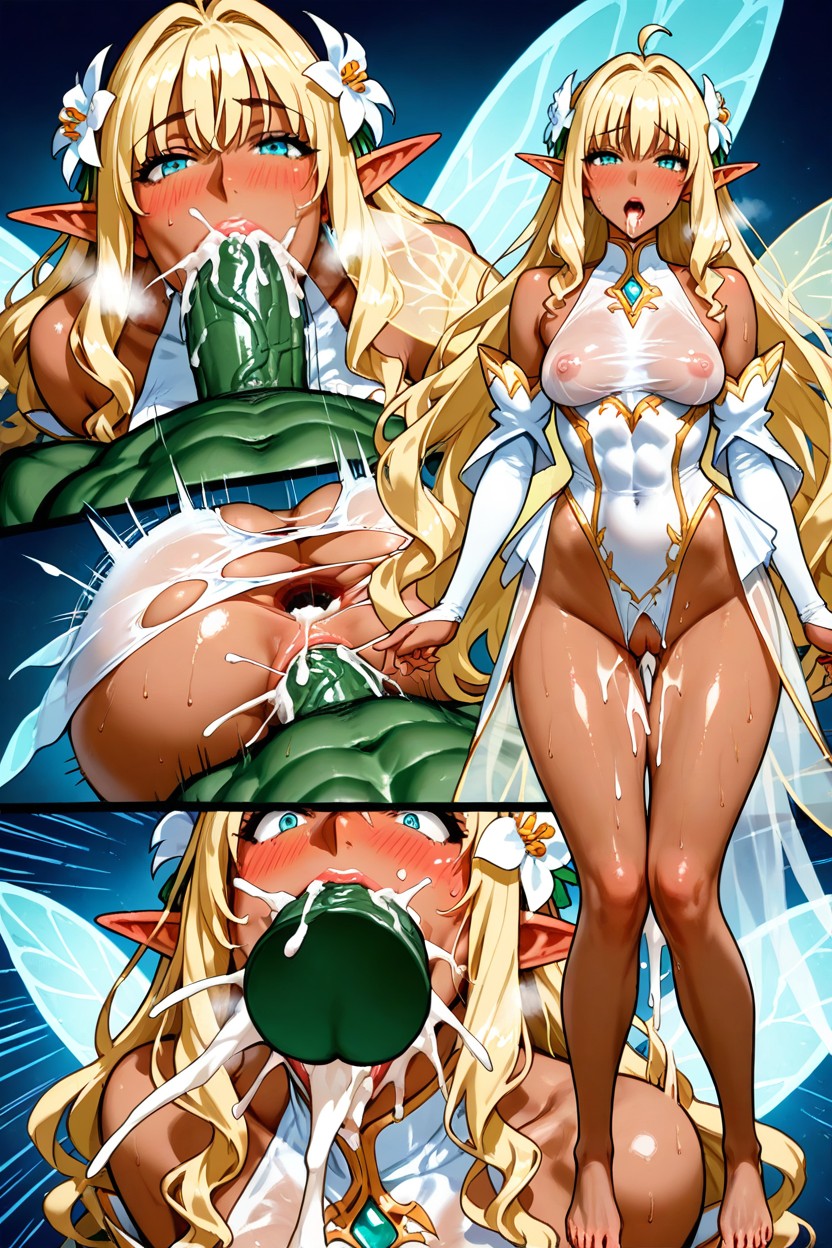 Futaba Lily Ramses, Gold, Blush Hentai AI Porn