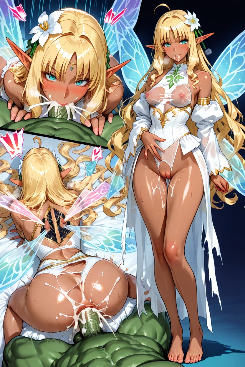 Emerald, Thigh Gap, Fit Hentai AI Porn