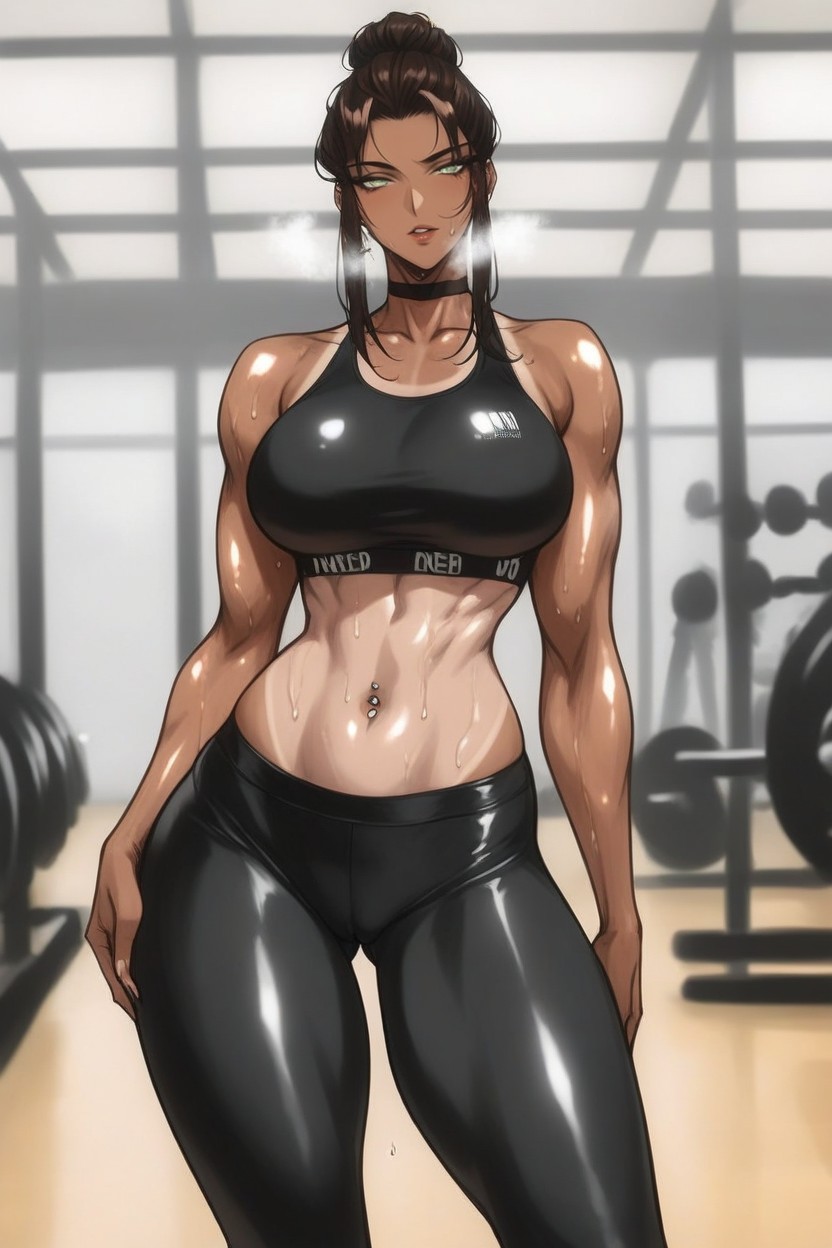 Mommy, Waist Shot, Oiled Skin Hentai AI Porn