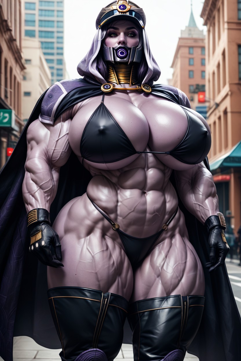 Gigantic Muscles, Hyper Huge Muscles, City Hentai AI Porn