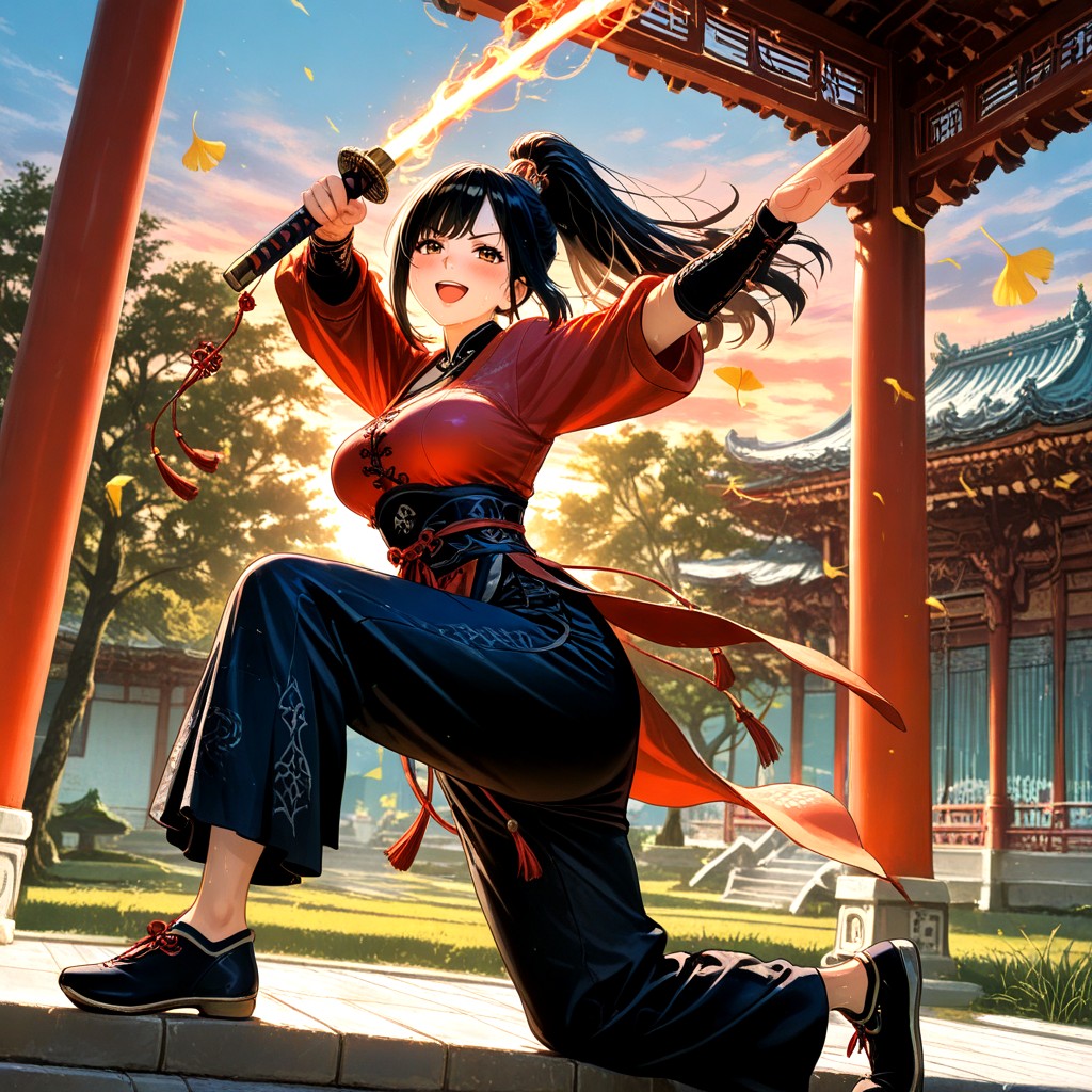 Traditional Kungfu Shoes, Immersive, 18+ Hentai AI Porn