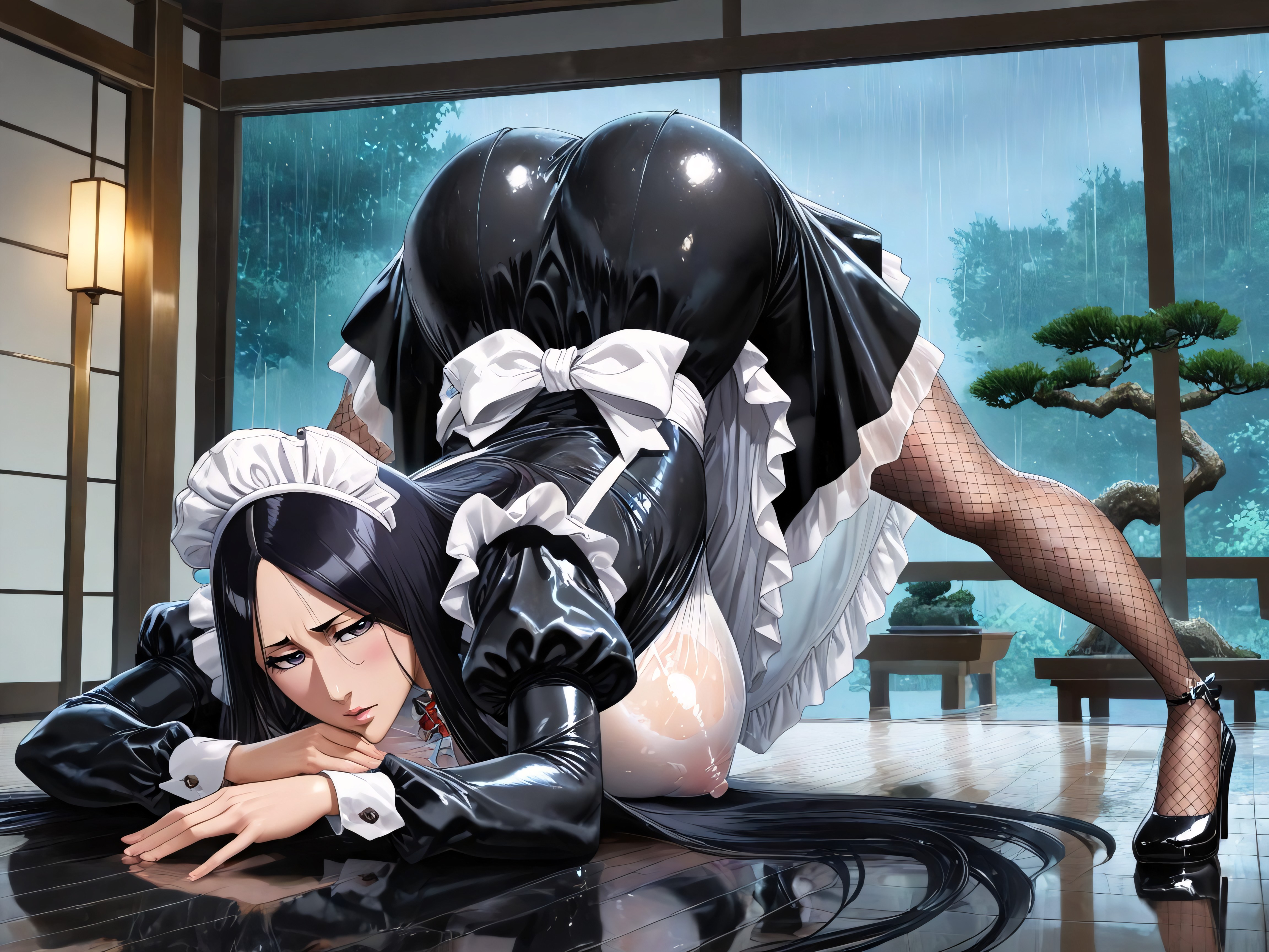 Fully Clothed, Zaraki Kenpachi Has Spiked Hair, Very Aesthetic Hentai AI Porn