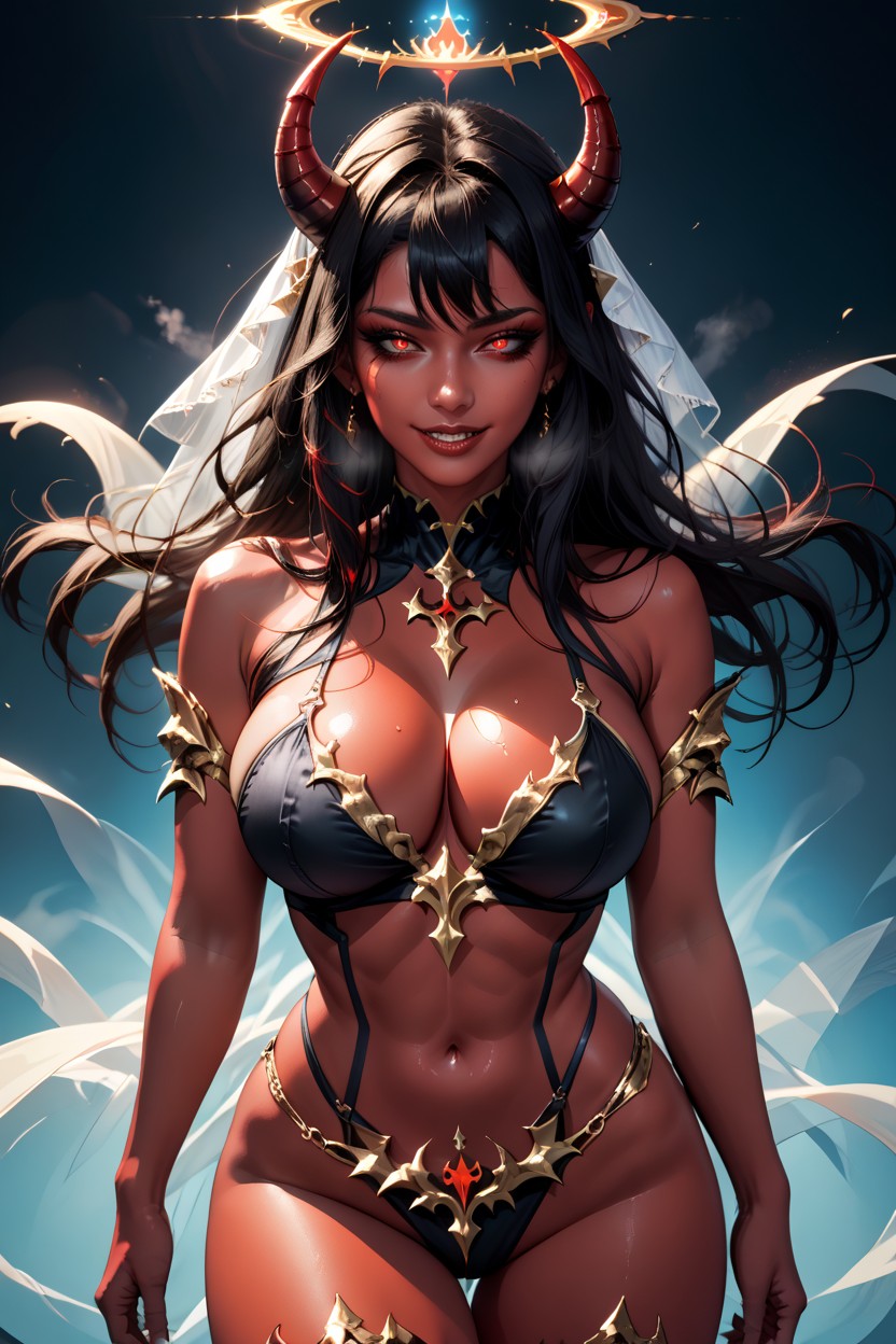 Succubus, Fit Hourglass Body, Nude In Heat Hentai AI Porn