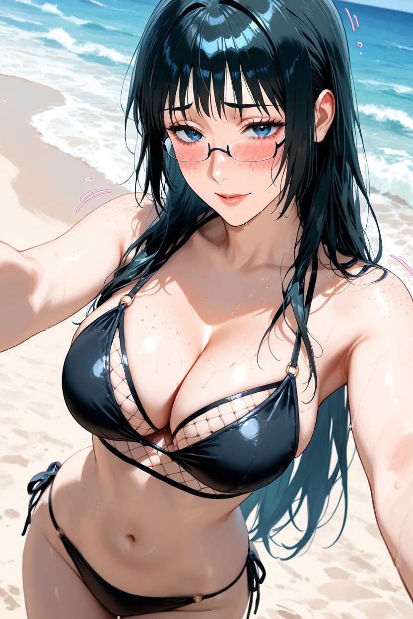 Perfect Face, Round Face, Skinny Hentai AI Porn