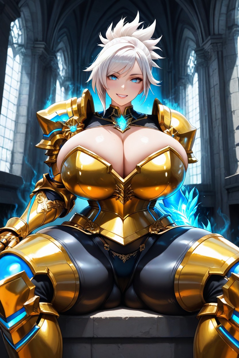 25+, Waist Shot, Black Bodysuit Hentai AI Porn