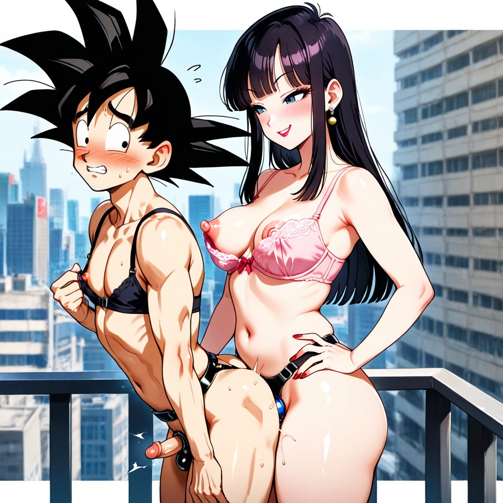 Full Face Blush, Red Nails, Smug Expression Hentai AI Porn