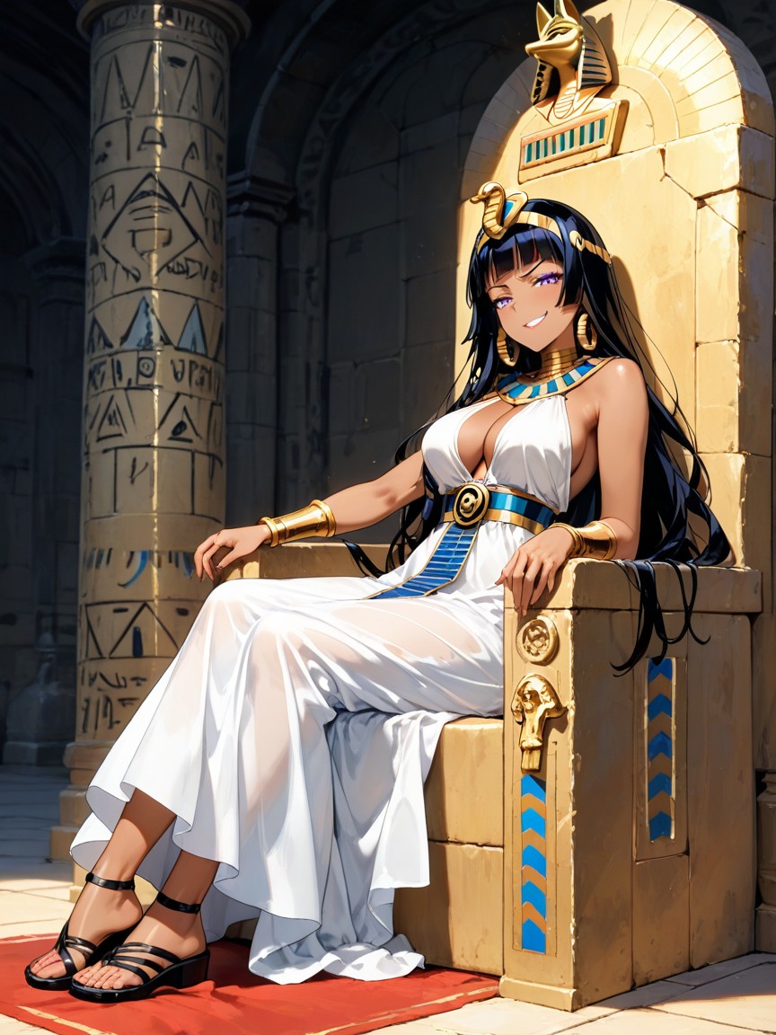 Sideview, Egyptian Queen, Clever Hentai AI Porn