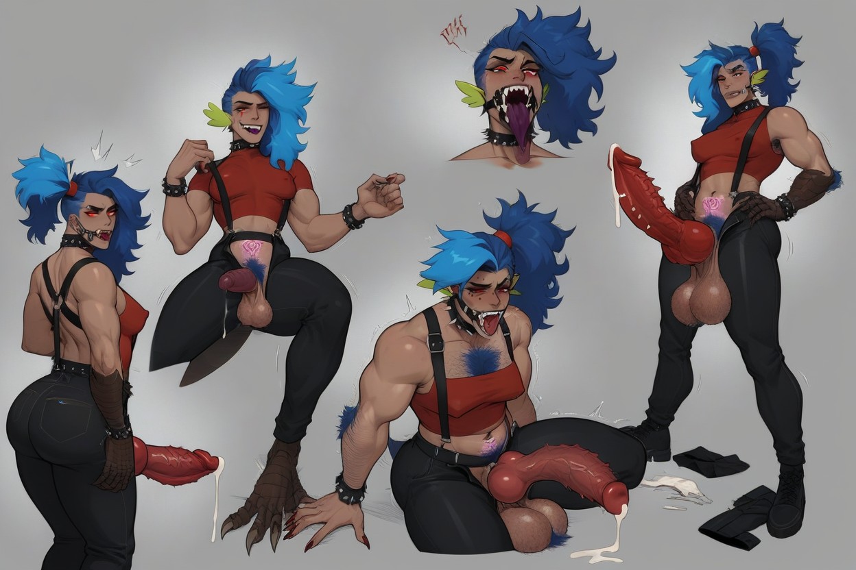 Chest Hair, Claws, Back Hair Hentai AI Porn