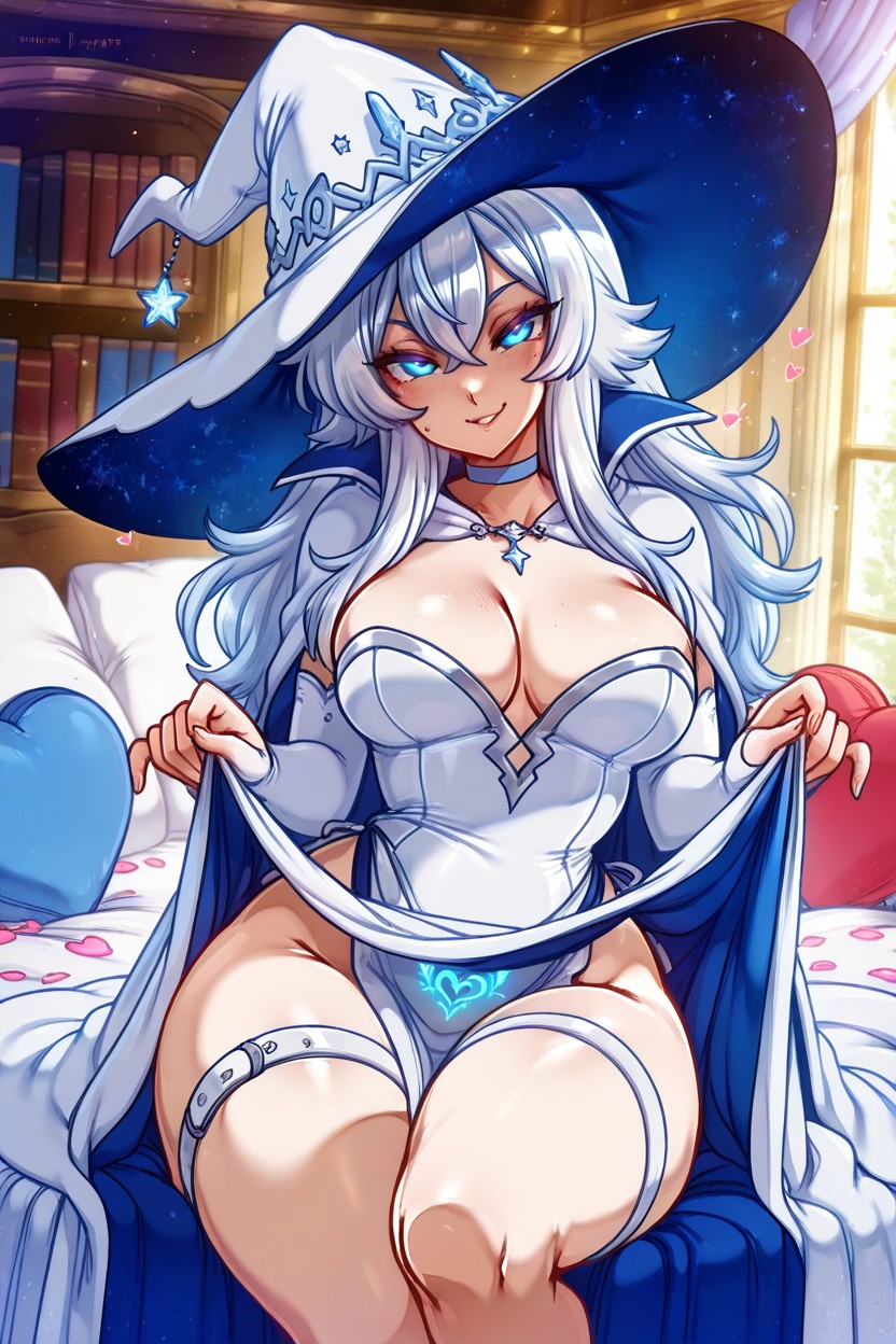 25+, Blue Eyes, Looking At Viewer Hentai AI Porn