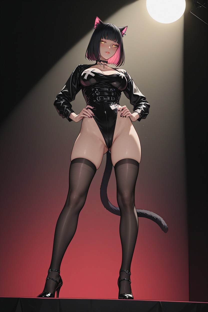 Pixie, Detailed Face, On Stage Hentai AI Porn