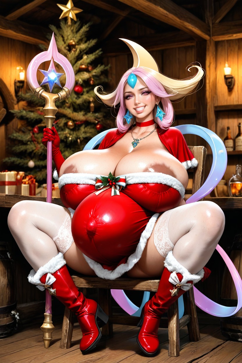 Magic Staff, Belly Inflation, Medium Ass Hentai AI Porn