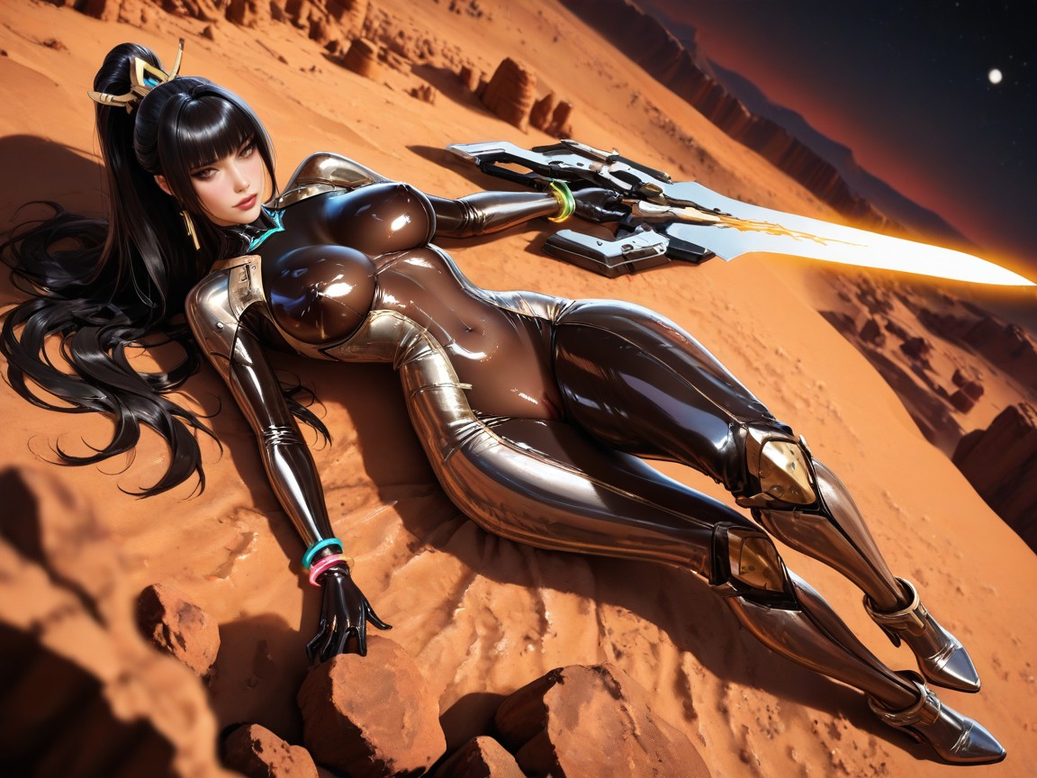 Stellar Blade, Laying, Form Fitting Clothes Hentai AI Porn