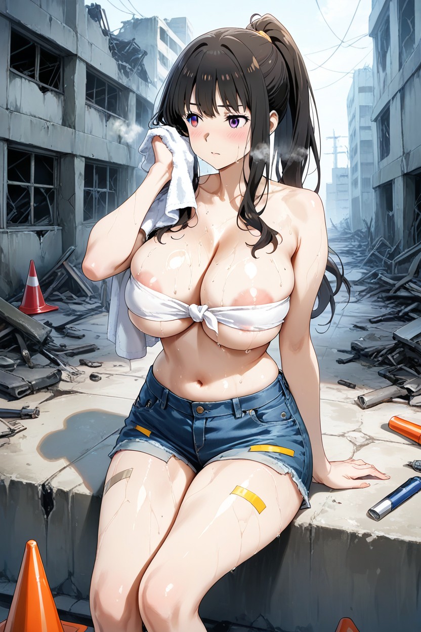 Small Ass, Outdoor, Pale Skin Hentai AI Porn