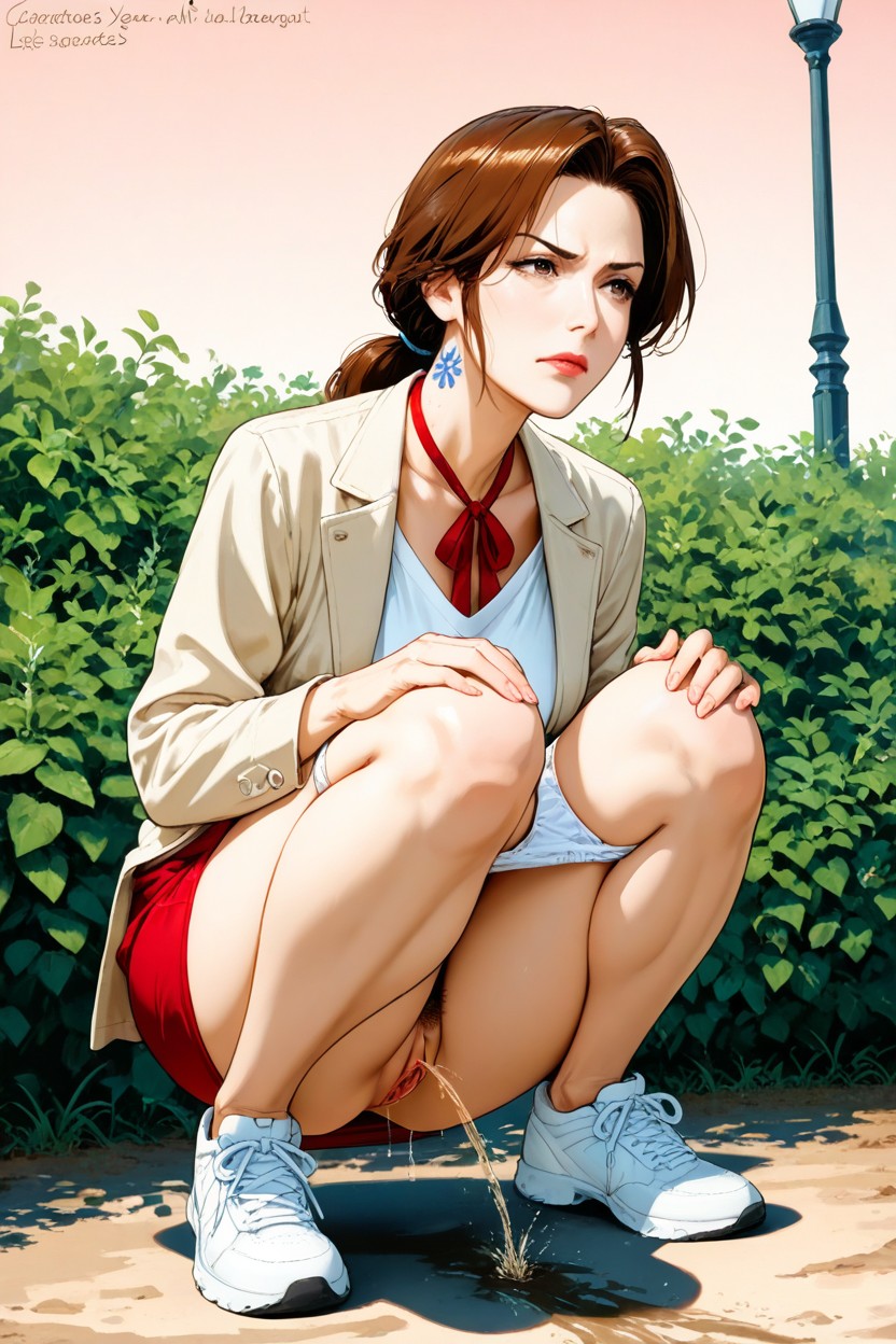 In The Tall Bushes, 25+, Small Breasts Hentai AI Porn