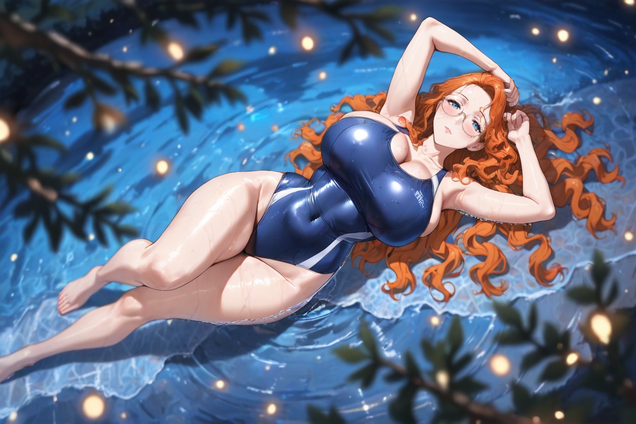 Moonlight On Skin, Ultradetailed, Fireflies In Air Hentai AI Porn