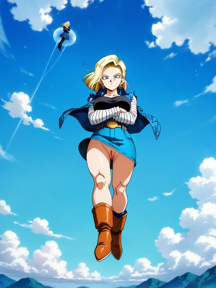 Sleeveless Jacket, Clitris, Detailed Face Hentai AI Porn