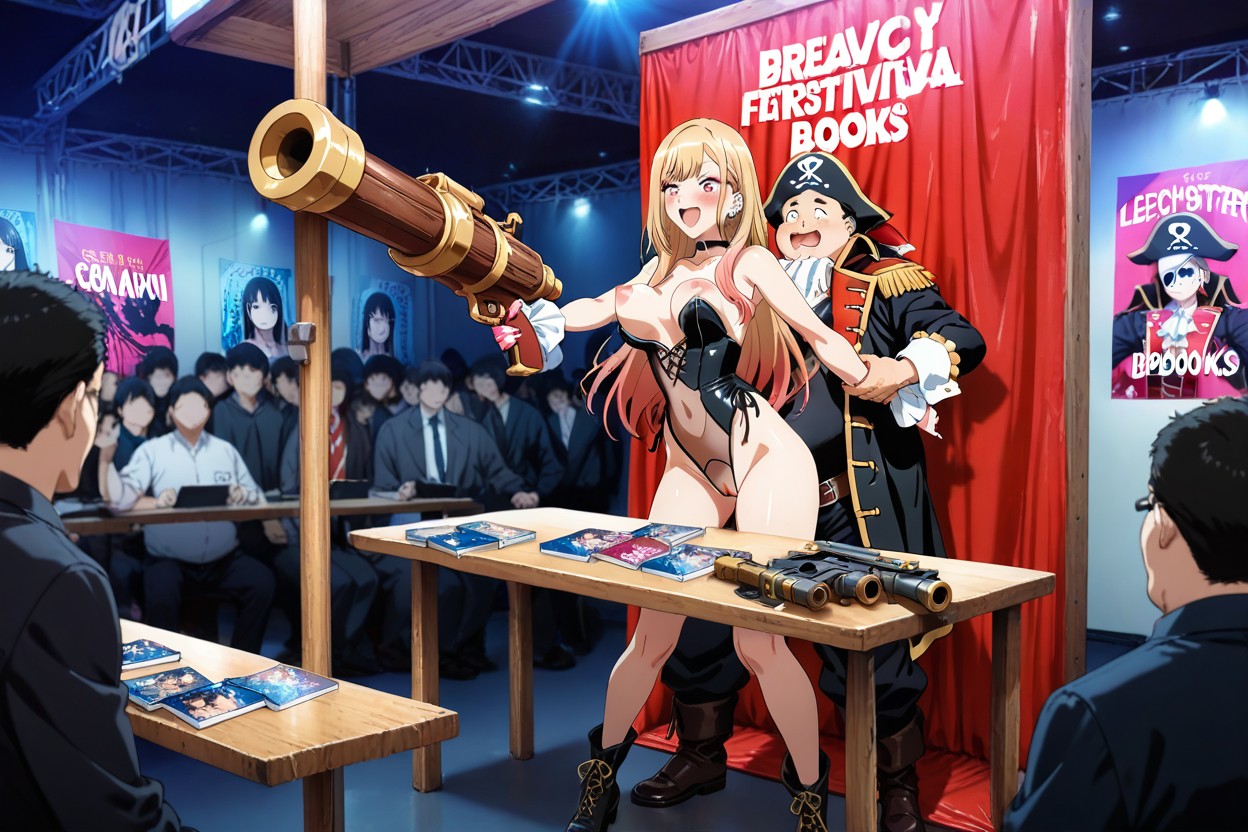 25+, Gigantic, Cosplay Booth Stand Hentai AI Porn