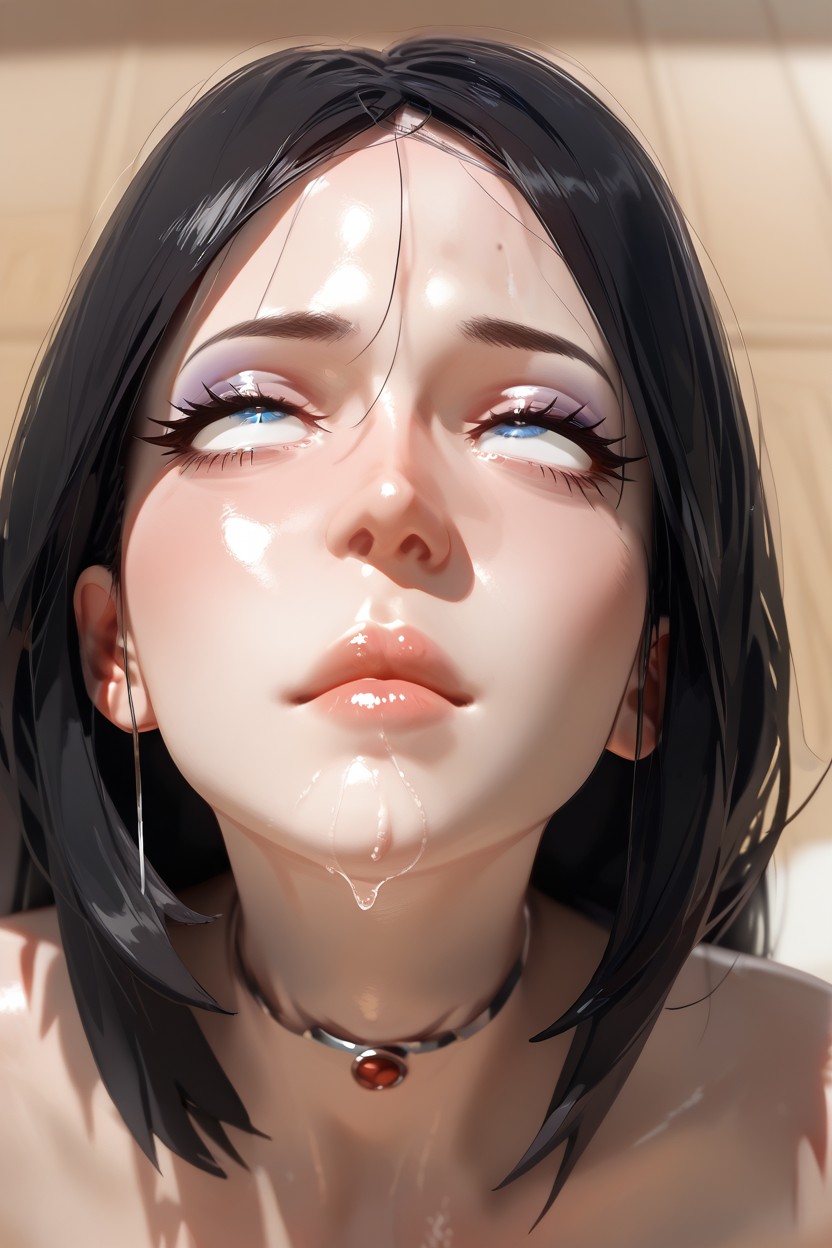 Prominent Nose, Barely Noticeable 'oclock Shadow That Is At Skin Level, Break Hentai AI Porn