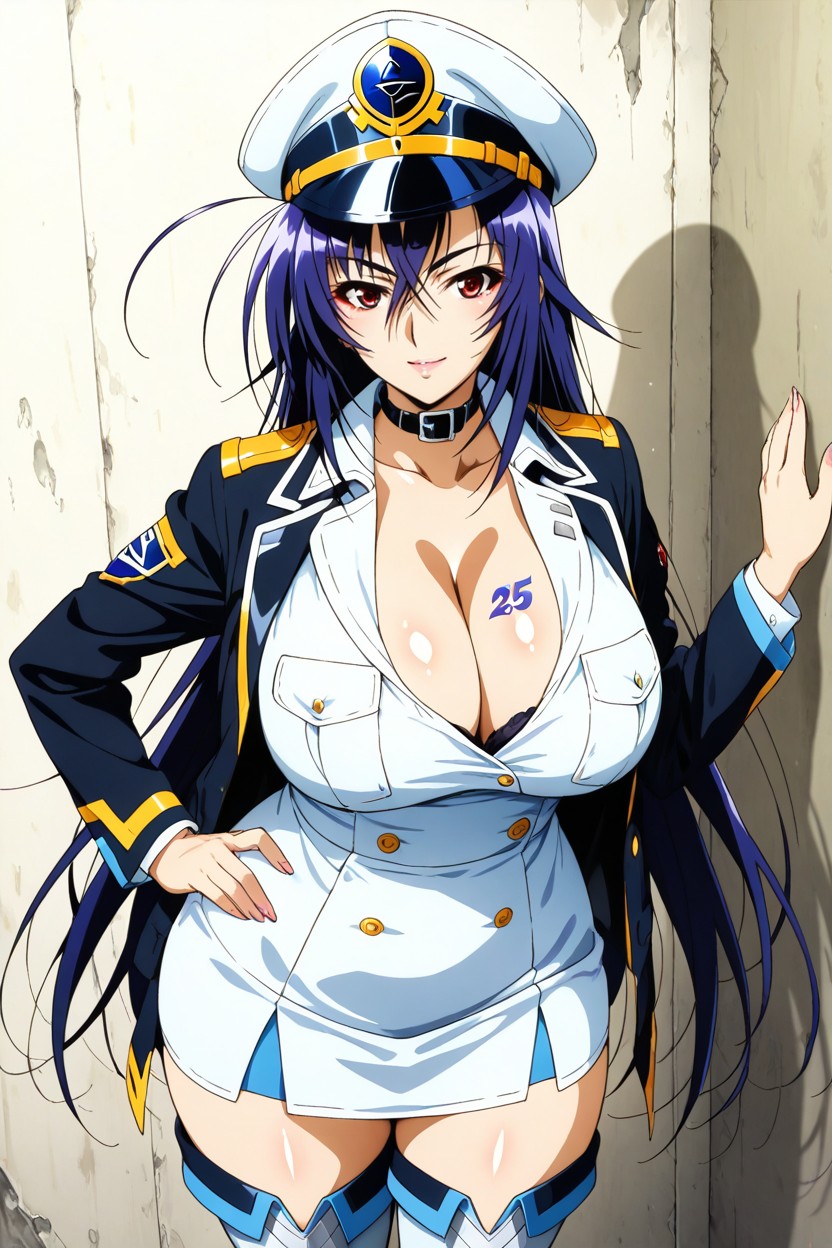 Thigh Boots, Dress, Very Long Hair Hentai AI Porn