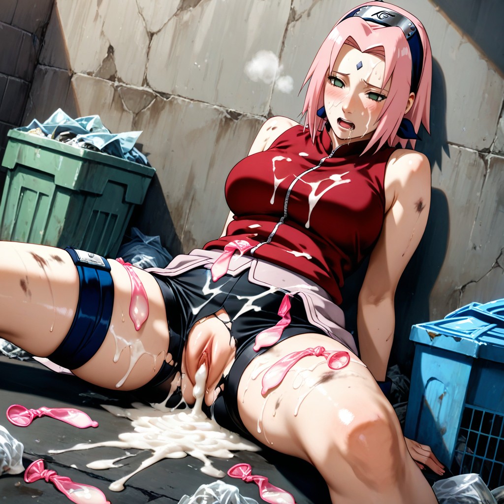 Sexy, Limping, Excessive Cum On Face Hentai AI Porn