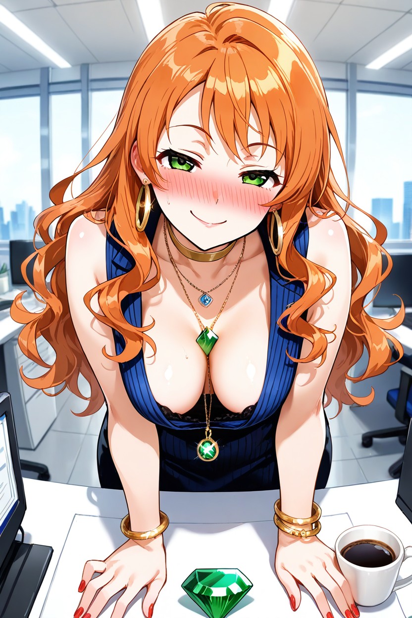 Long Wavy Hair, 18+, Happy Hentai AI Porn