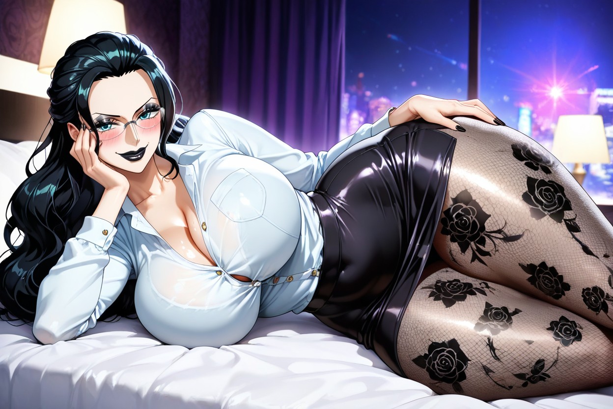 Cellulite-ridden Thighs, Very Glossy Skin, Thick Thighs Hentai AI Porn