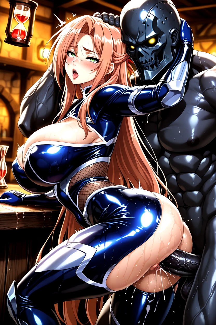 Hd Anime Style, Horny Expression, Enormous Male Muscular Monster Hentai IA