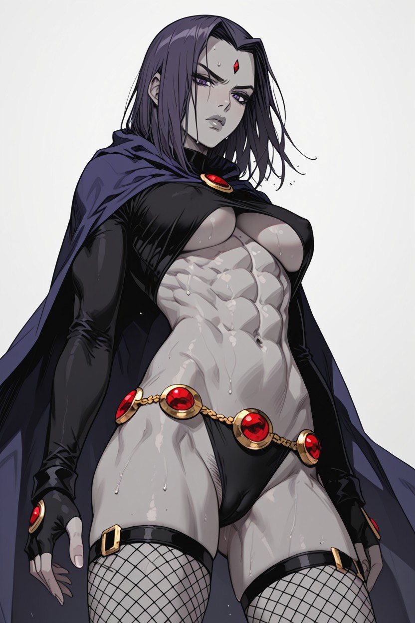 Belt, Annoyed Expression, Veins Hentai IA