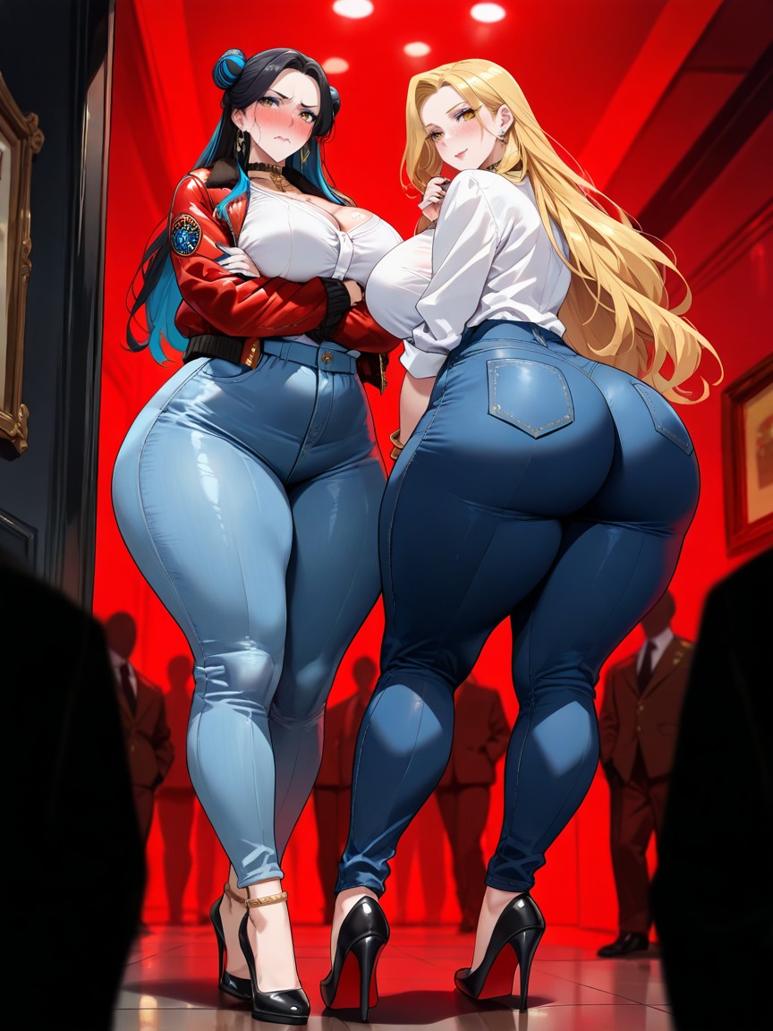 Full Body, 50+, Wide Angle Hentai AI Porn