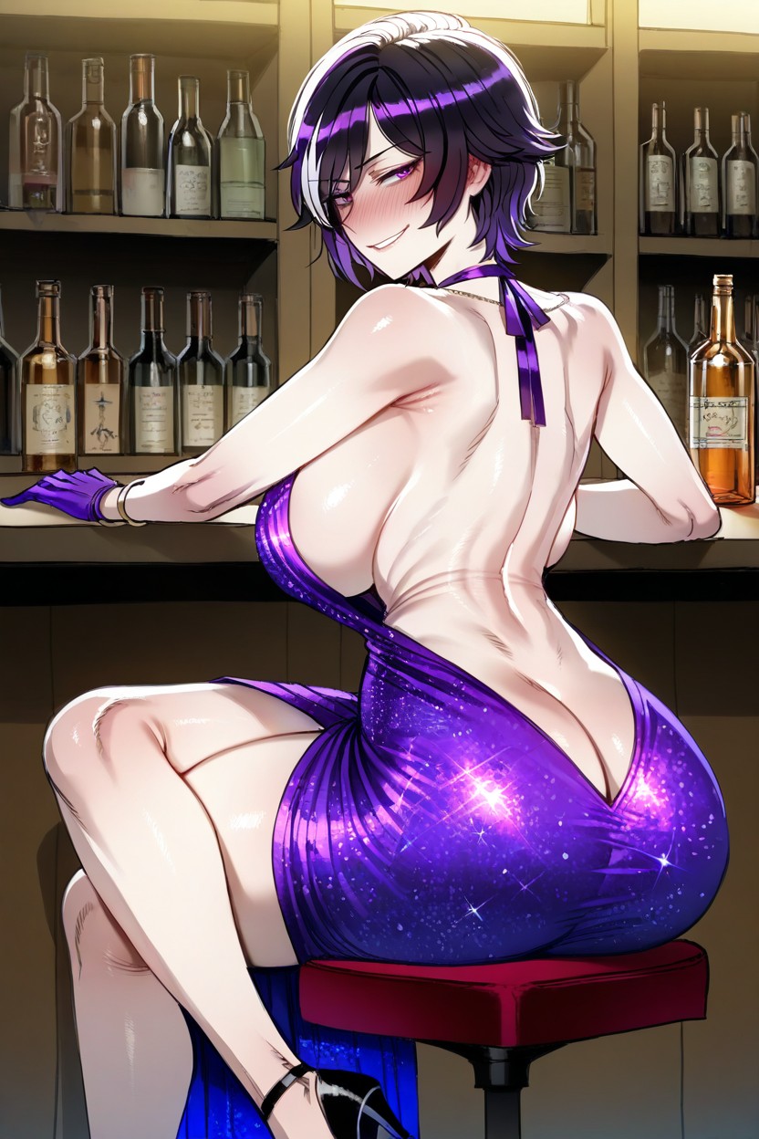 Nose-blush, Uncensored, Sly Grin Hentai AI Porn
