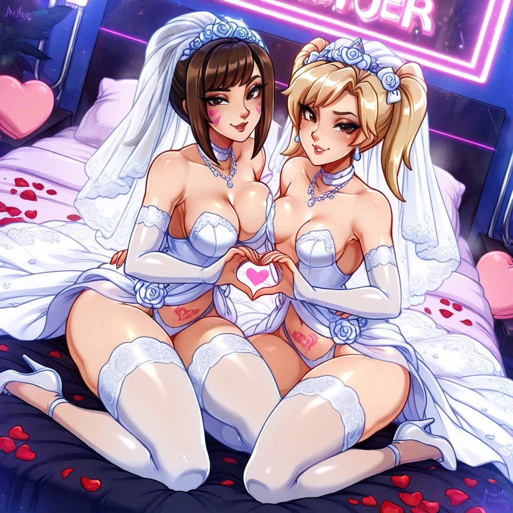 2 People, Medium Ass Size, Horny Hentai AI Porn