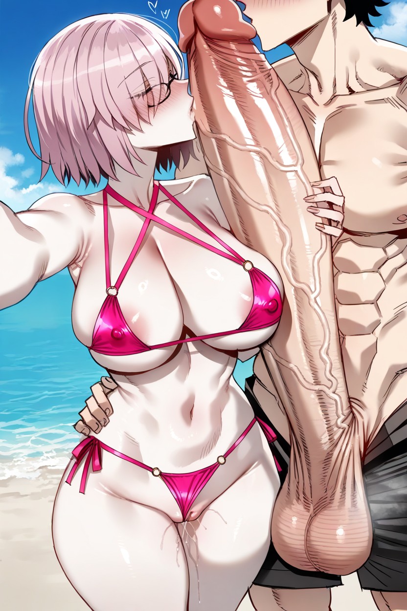 Micro Bikini, 25+, Standing Hentai AI Porn