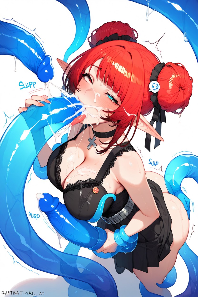 Sadcrying, Twitching Lines, Melancholic Beauty Hentai AI Porn