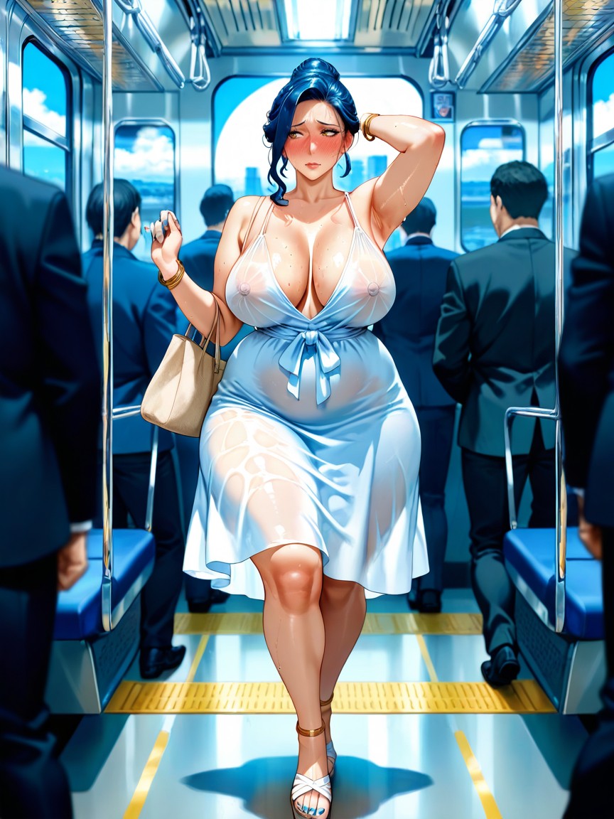 Large Ass, Very Detailed, Train Hentai AI Porn