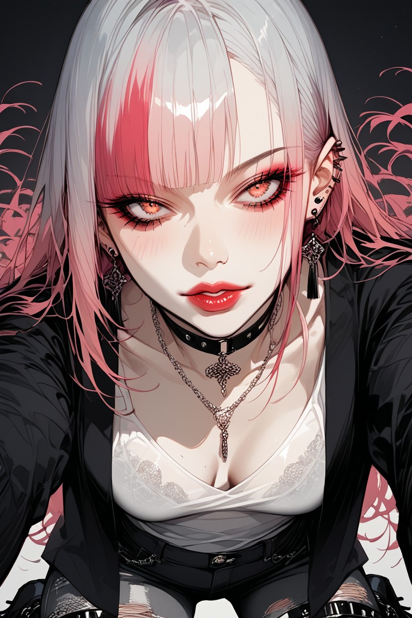 Full Lips, Reddened Cheeks, 18+ Hentai AI Porn