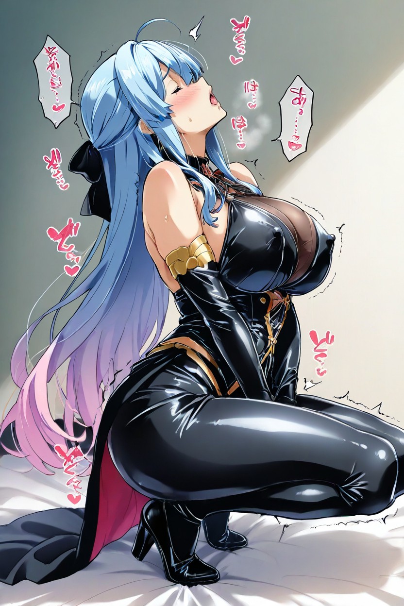 蒸気の息, 酔った目, 臍- ふくよかでだらしない下腹部 Hentai AI Porn