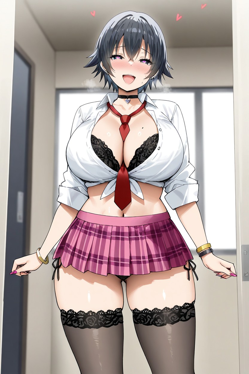 Moaning, Seductive Smile, Highleg Panties Hentai AI Porn