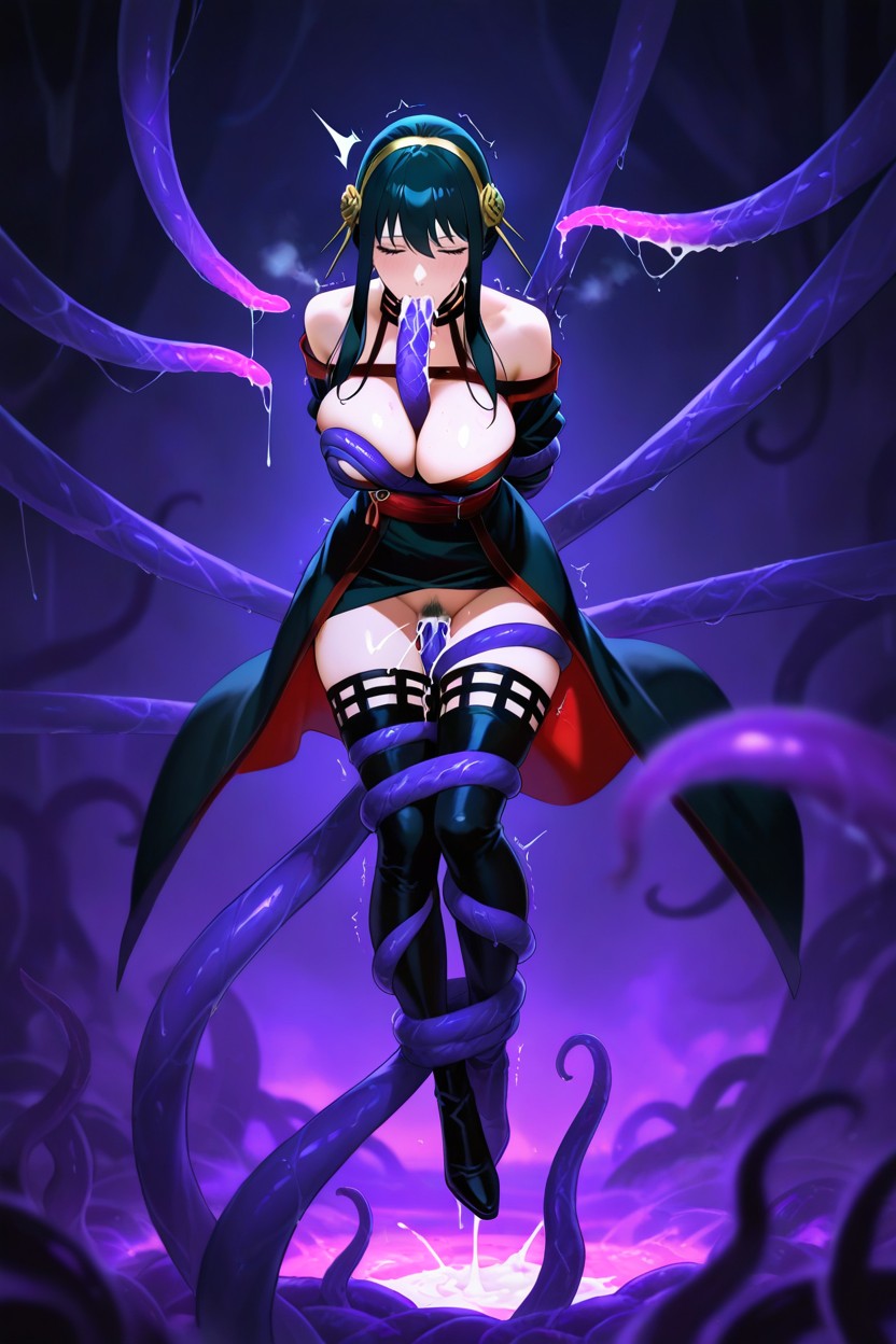 Tentacles Wrap Around Arms, Massive, Massive Tentacles Hentai AI Porn