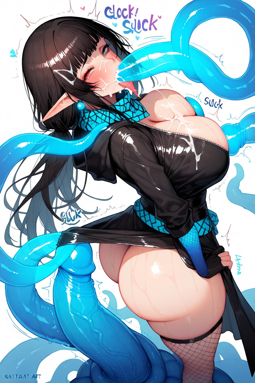 Back Arched, Surprised, Twitching Lines Hentai AI Porn